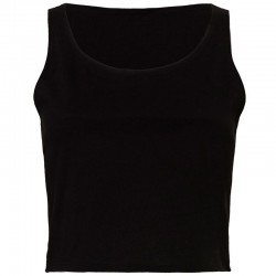 Plain Women's polycotton crop top Bella+Canvas 122 GSM